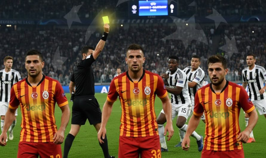 Galatasaray’ın Dört Anahtar Oyuncusu: Juventus Maçındaki Kart Riski